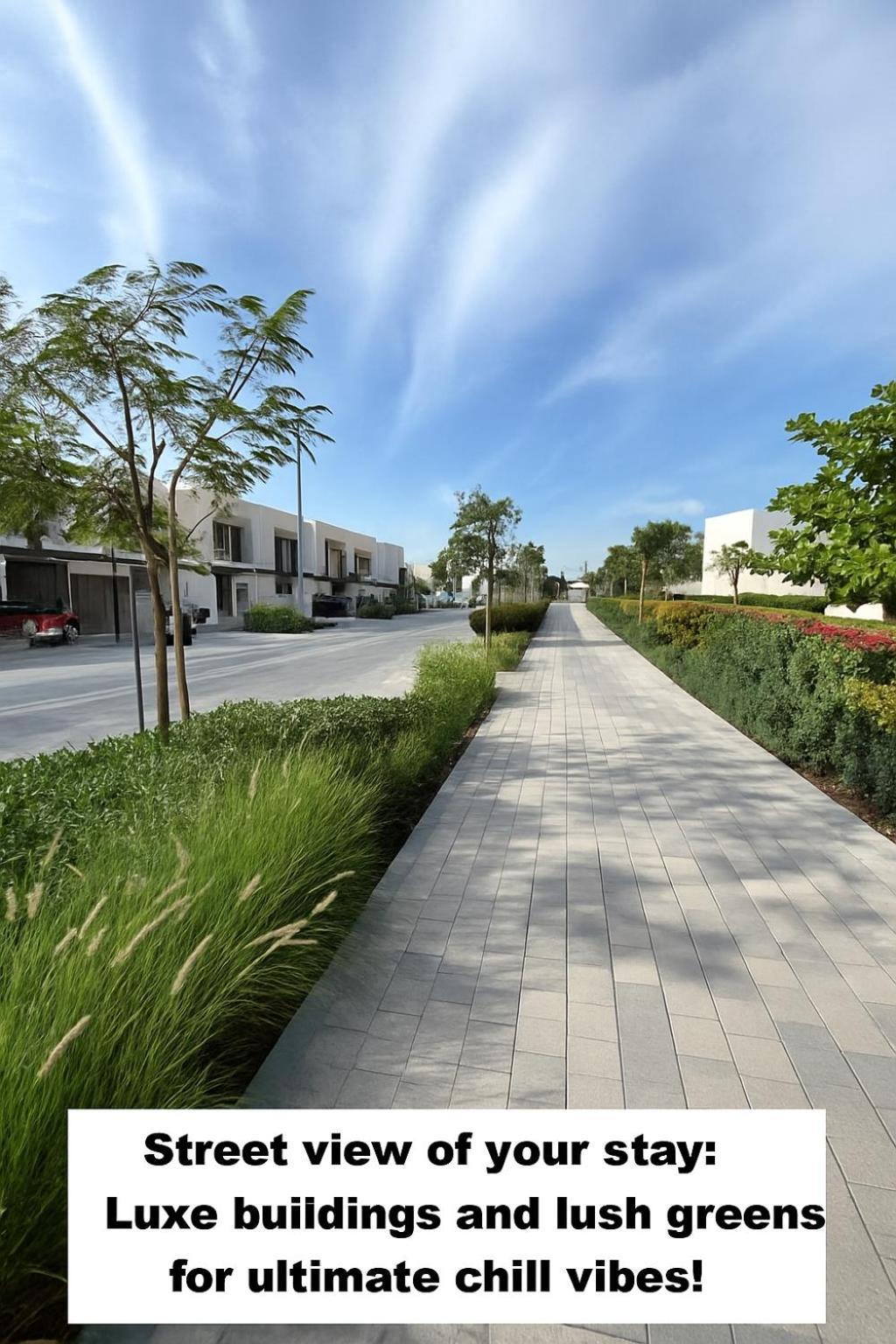 Yas Island Villa- 4br Luxury Smart Home, Up To 9 Guests, Near Yas Theme Parks
